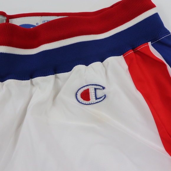 90s Champion Mens 34 Detroit Pistons Pants 93/94 - Picture 8 of 8